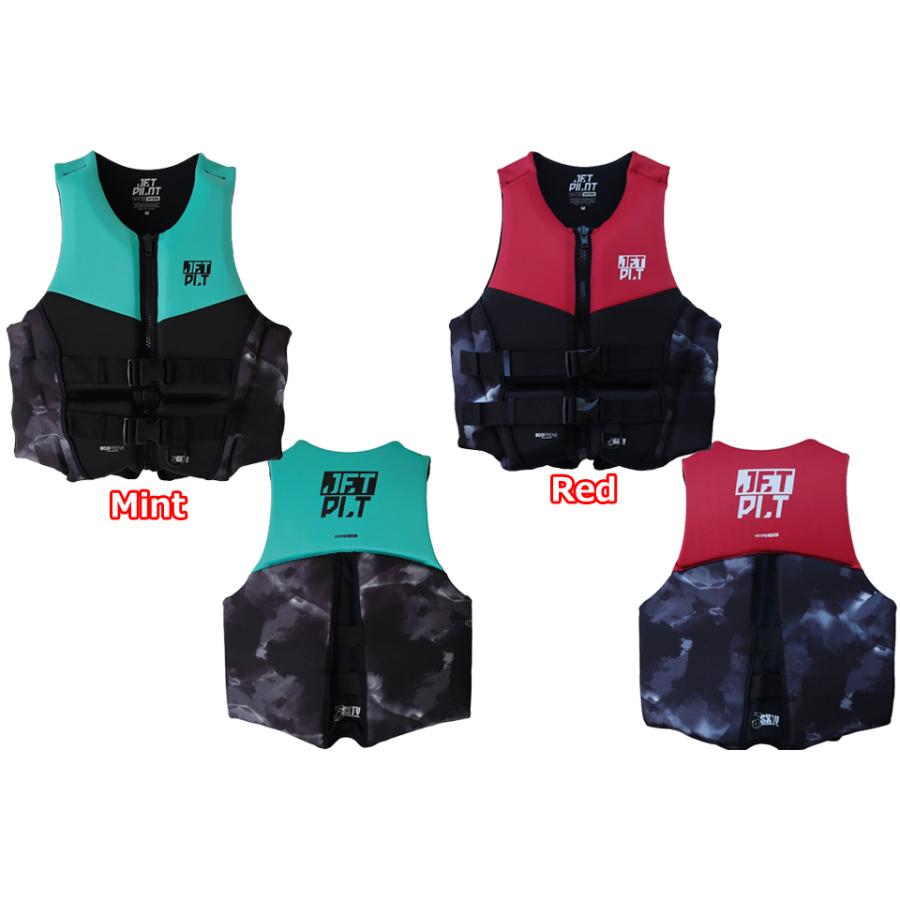 JETPILOT JA24219CGA 3 SIXTY MENS F/E NEO VEST ライフベスト ライフジャケット ジェットパイロット コーストガード ネオベスト メンズ 水上バイク ジェットの画像