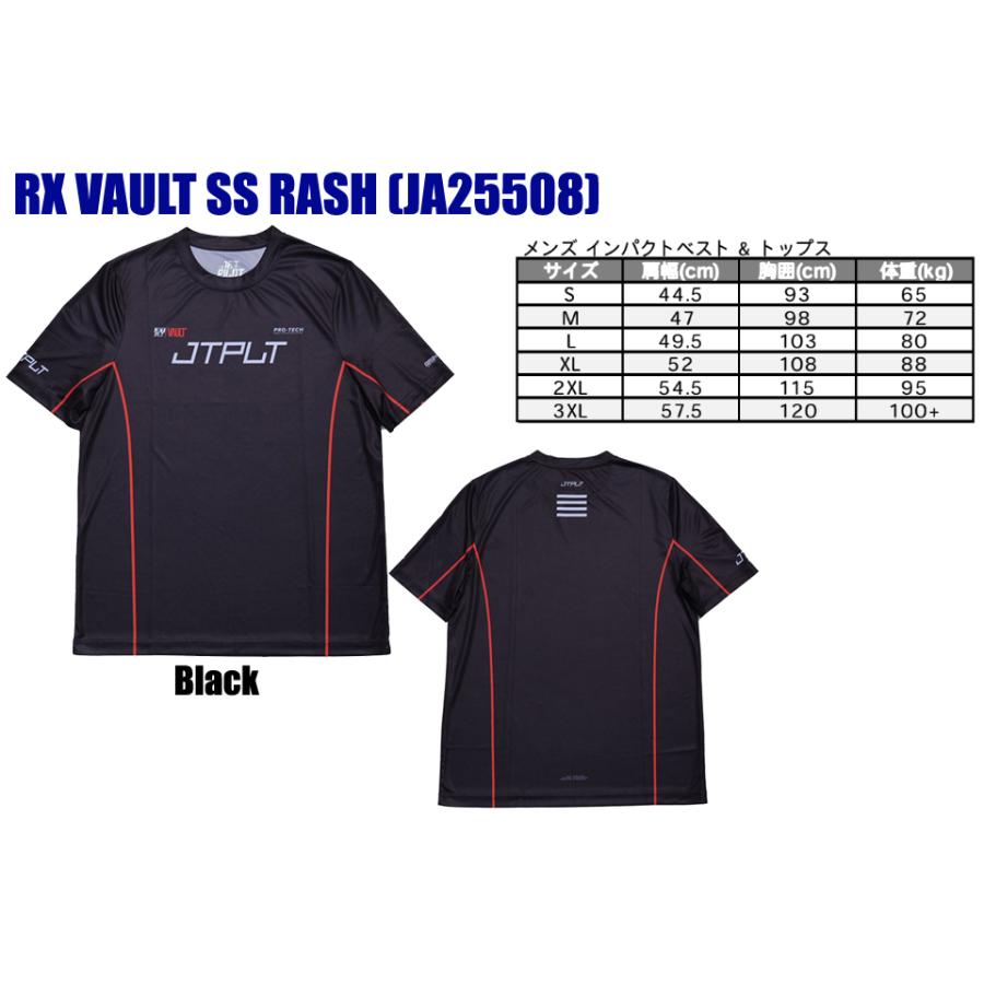 JETPILOT JA25508 RX VAULT SS RASH ボルト 半袖 ラッシュガード ジェットパイロット 水上バイク ジェット ウェイクボード ラッシュ UVシャツ UVカット メンズ_1
