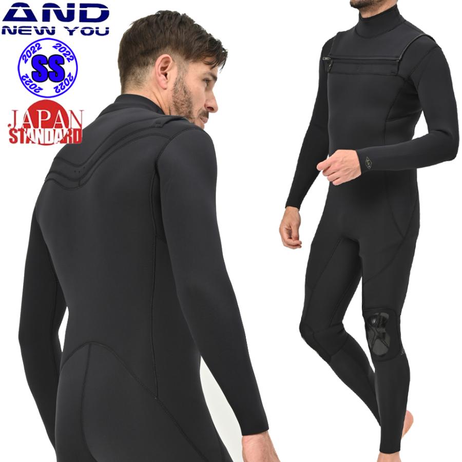 フルスーツ 3mm 3ミリ チェストジップ ANDNEWYOU フロントジップ 