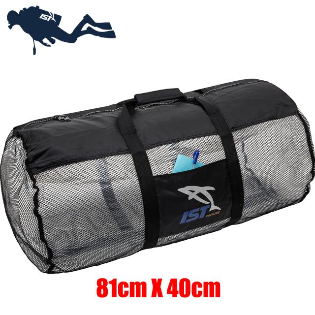 IST Sports メッシュバッグ Lサイズ 40×81 ダイビング シュー