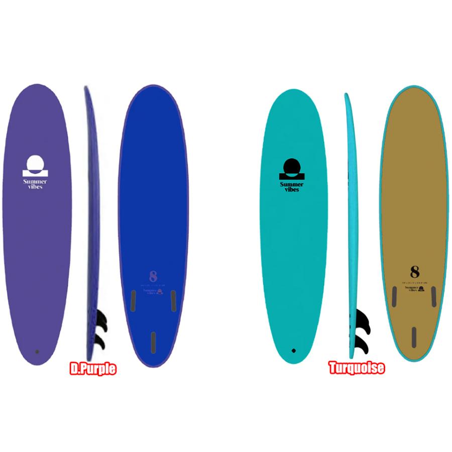 SummerVibes Mini Mal 8' Softboard 8.0 サーフボード HD EPS ソフト