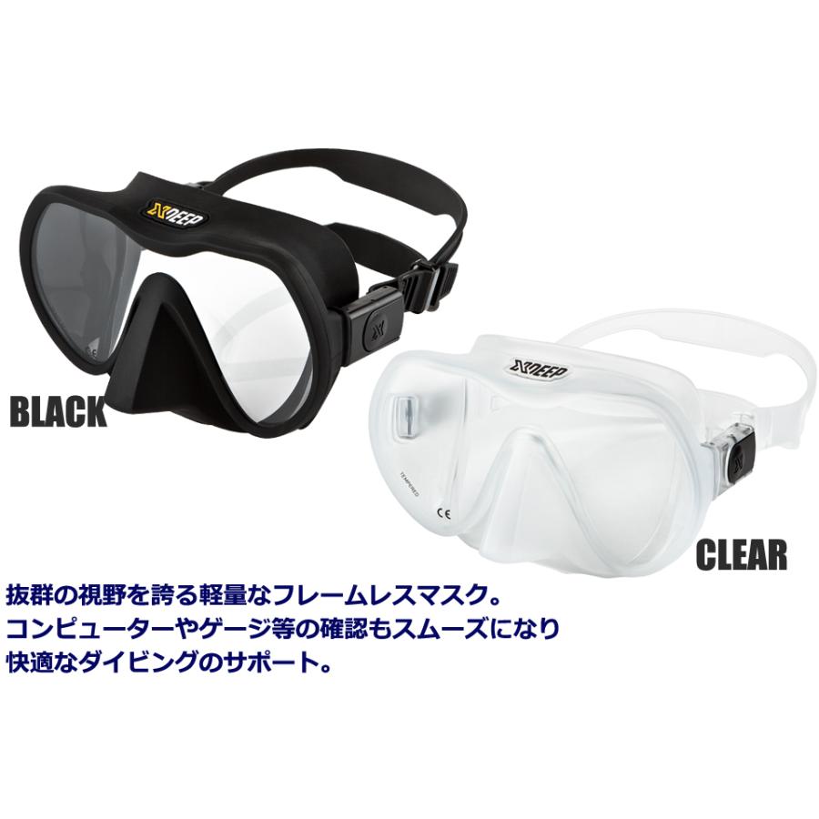 XDEEP RADICAL マスク AC-020 ダイビング シリコン エックスディープ