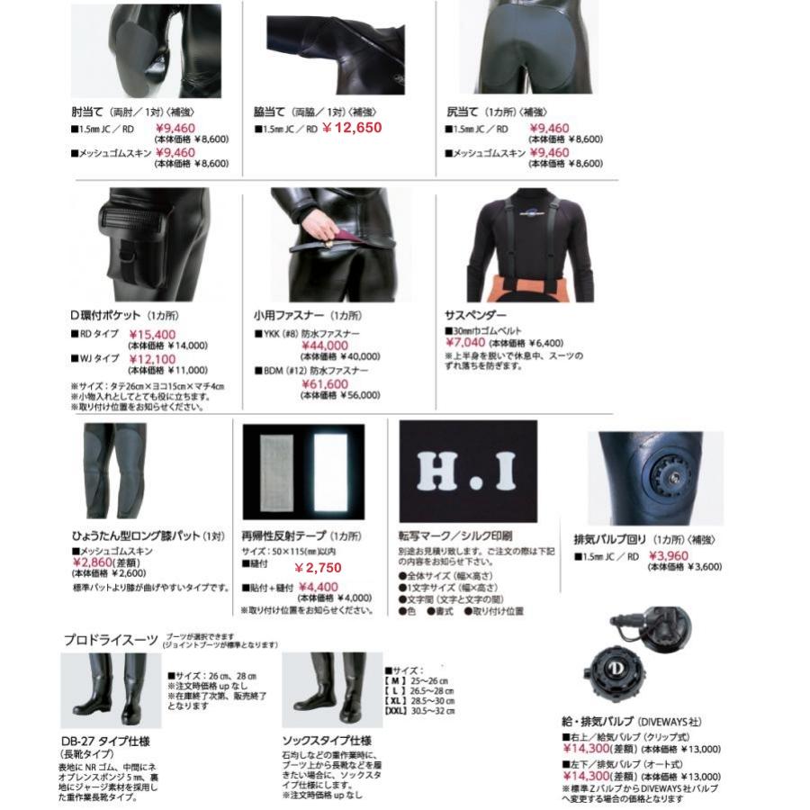 ZERO ゼロ プロフェッショナル ドライスーツ 流氷プロ 4 ORD 3,5mm 5mm