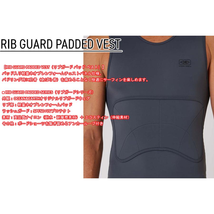 OCEAN＆EARTH OCEAN&EARTH MENS RIB GUARD PADDED VEST