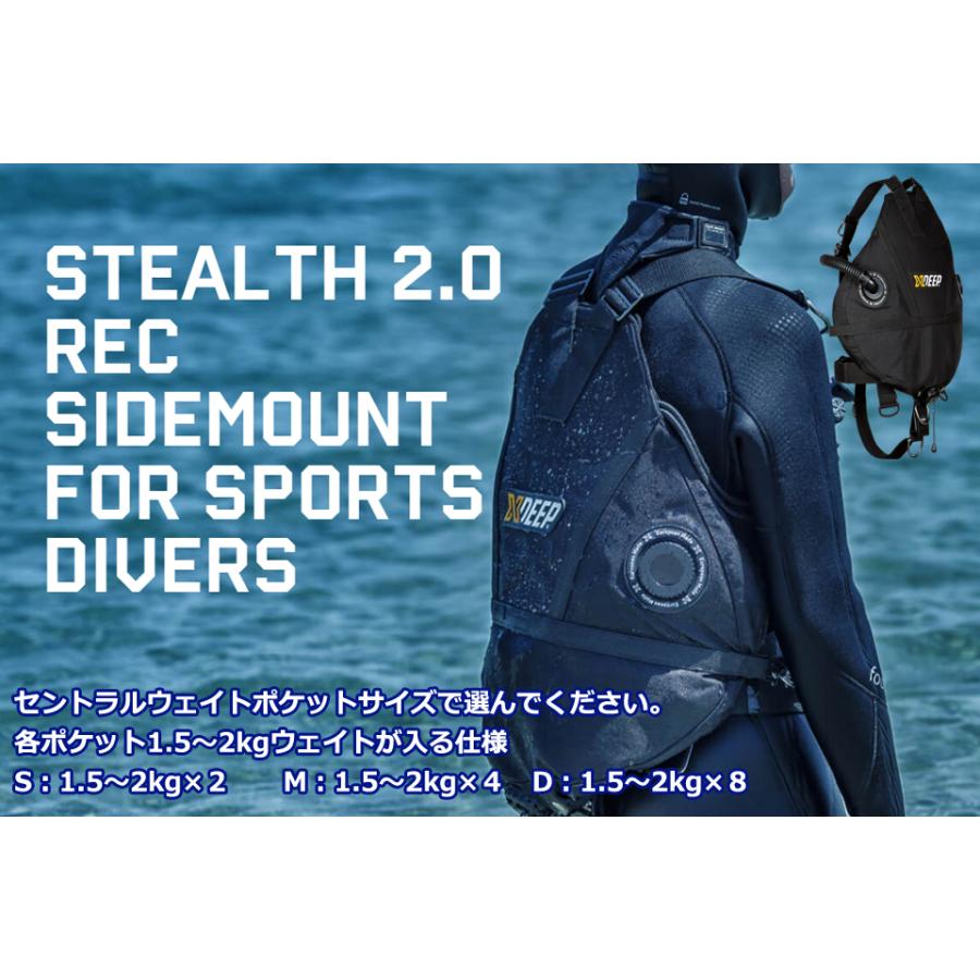 XDEEP エックスディープ STEALTH REC フルセット サイドマウント SM