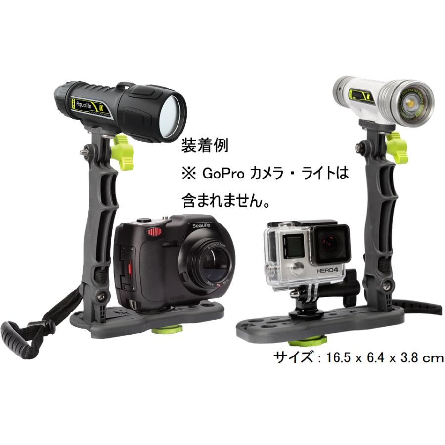 Underwater Kinetics MU-7871 UK アクアライト トラベルグリップ ダイビング GOPRO GOプロ アーム ステー 水中ライト マウントベース 水中カメラ グリップ｜verygood｜03