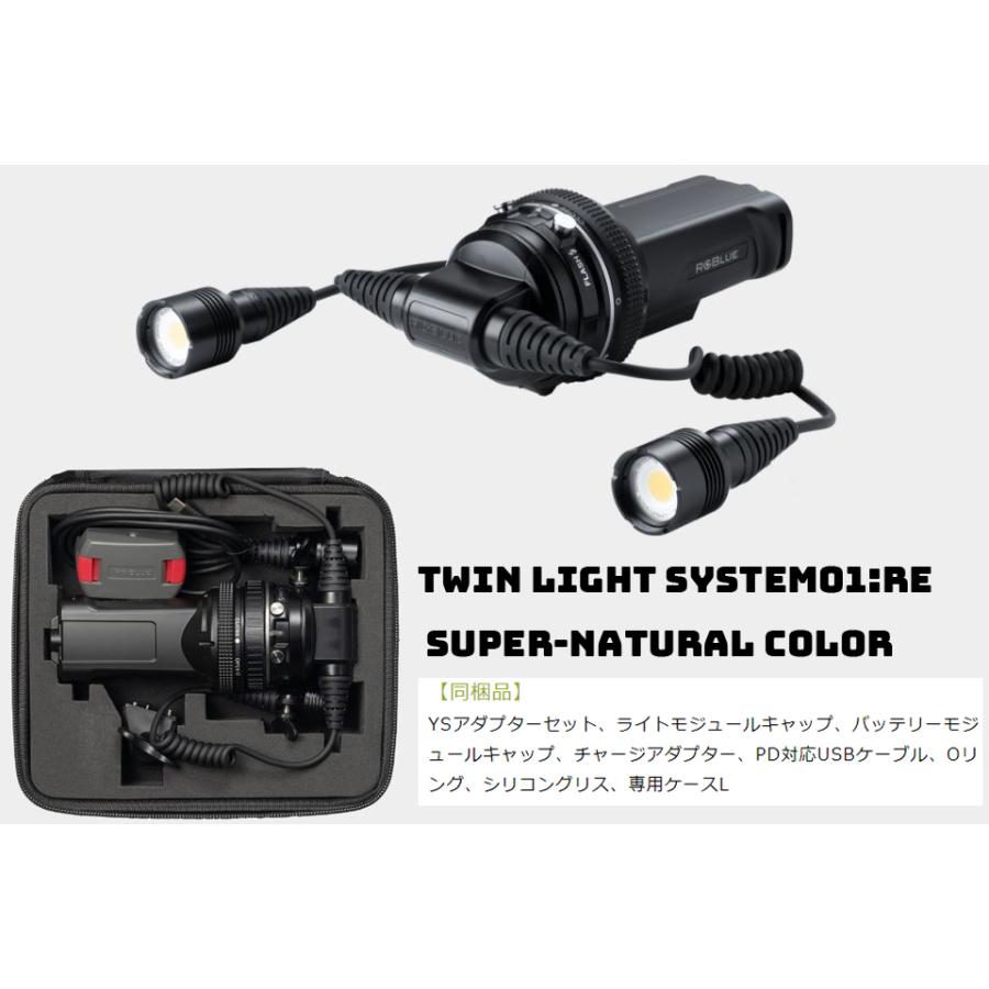 【美品】RGBLUE SYSTEM01-3　アクセサリー付 RGBlue（アールジーブルー） RGBlue TWIN LIGHT SYSTEM01:re SUPER