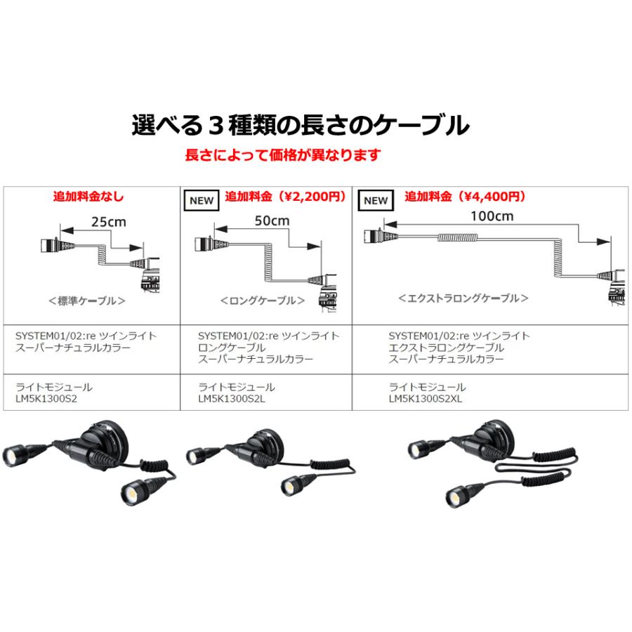 RGBlue（アールジーブルー） RGBlue TWIN LIGHT SYSTEM01:re SUPER 