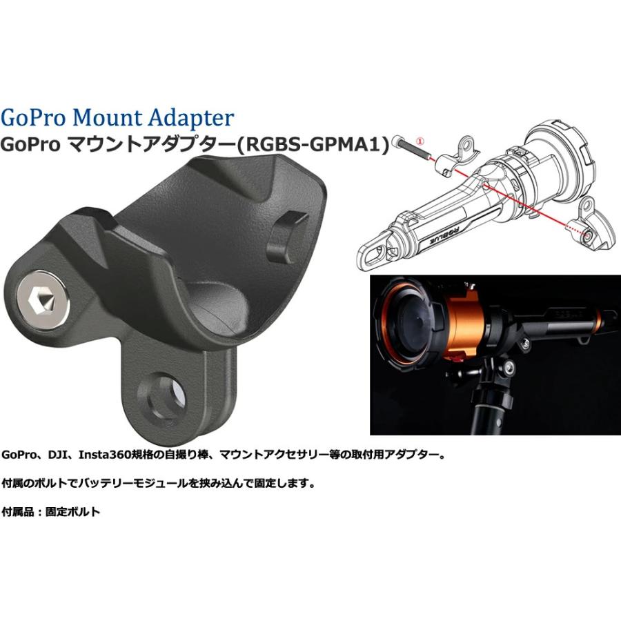RGBlue（アールジーブルー） RGBLUE RGBS-GPMA1 GoPro Mount Adapter 