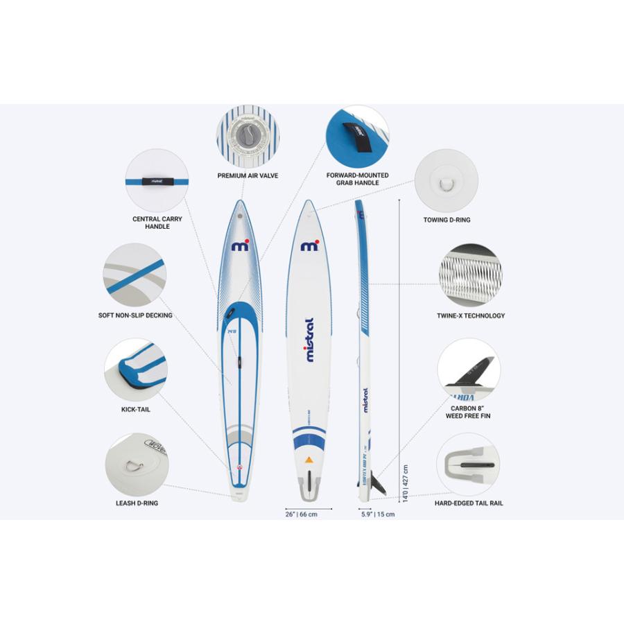 Mistral VORTEX 14✕21.5 SD1 ミストラル SUPボード MISTRAL Vortex Air 14'0 x 26.0 SUP ボード スタンドアップ