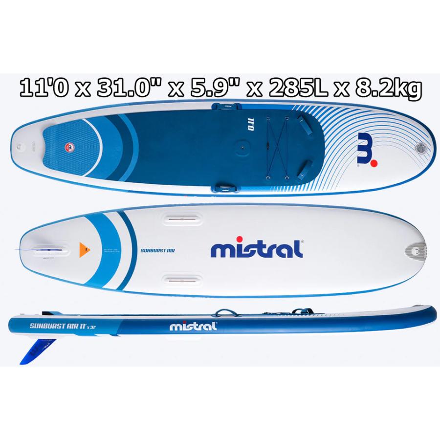 MISTRAL SUNBURST Air 11'0 sports + 4.5m2 ウィンドサーフィン