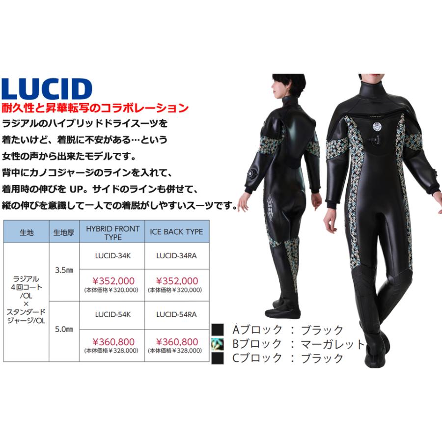 ZERO ZERO LUCID ルーシッド ダイビング ドライスーツ ラジアル ゼロ 