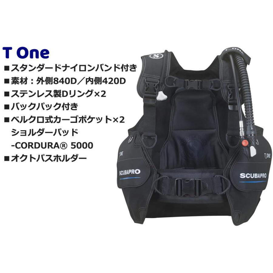 SCUBAPRO T One ダイビング BCD ショルダー BC SPRO T1 スキューバープロ Tワン メンズ レディース Sプロ エスプロ_1