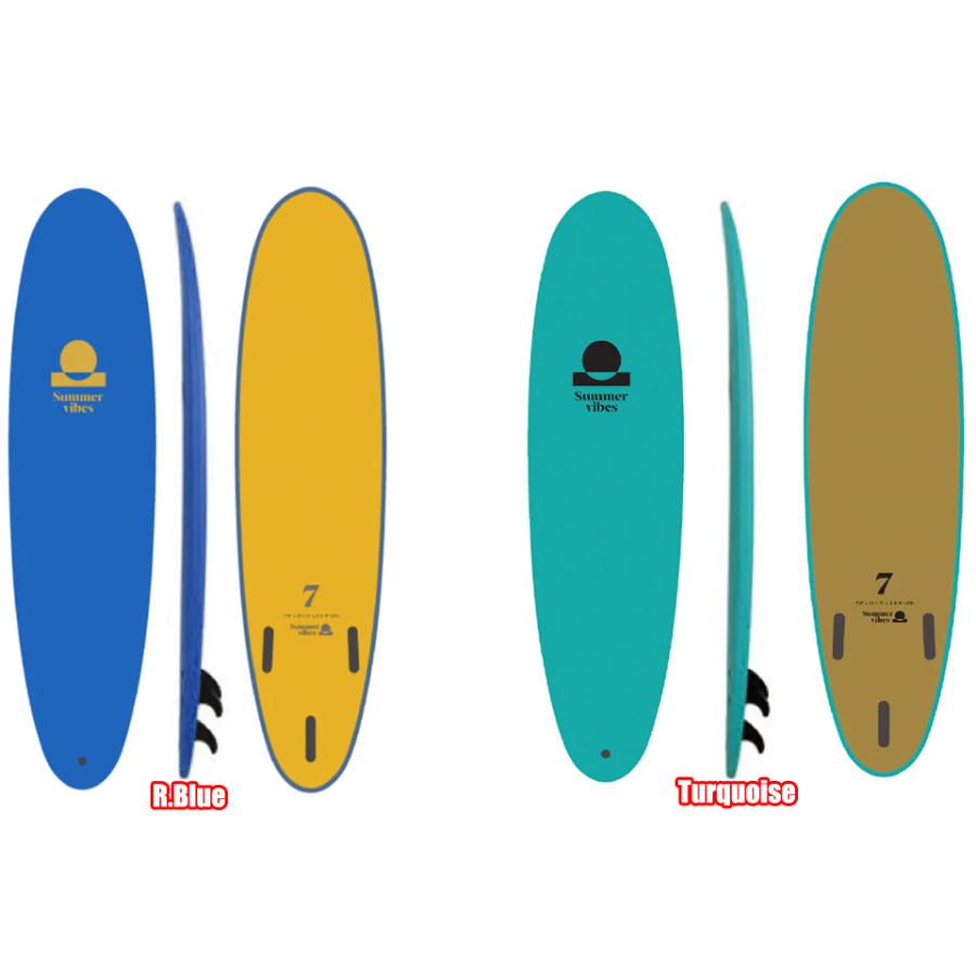 SummerVibes Mini Mal 7' Softboard 7.0 サーフボード HD EPS ソフトボード サーフィン 7.0ft スポンジボード DEFLOW デフロー |  | 02