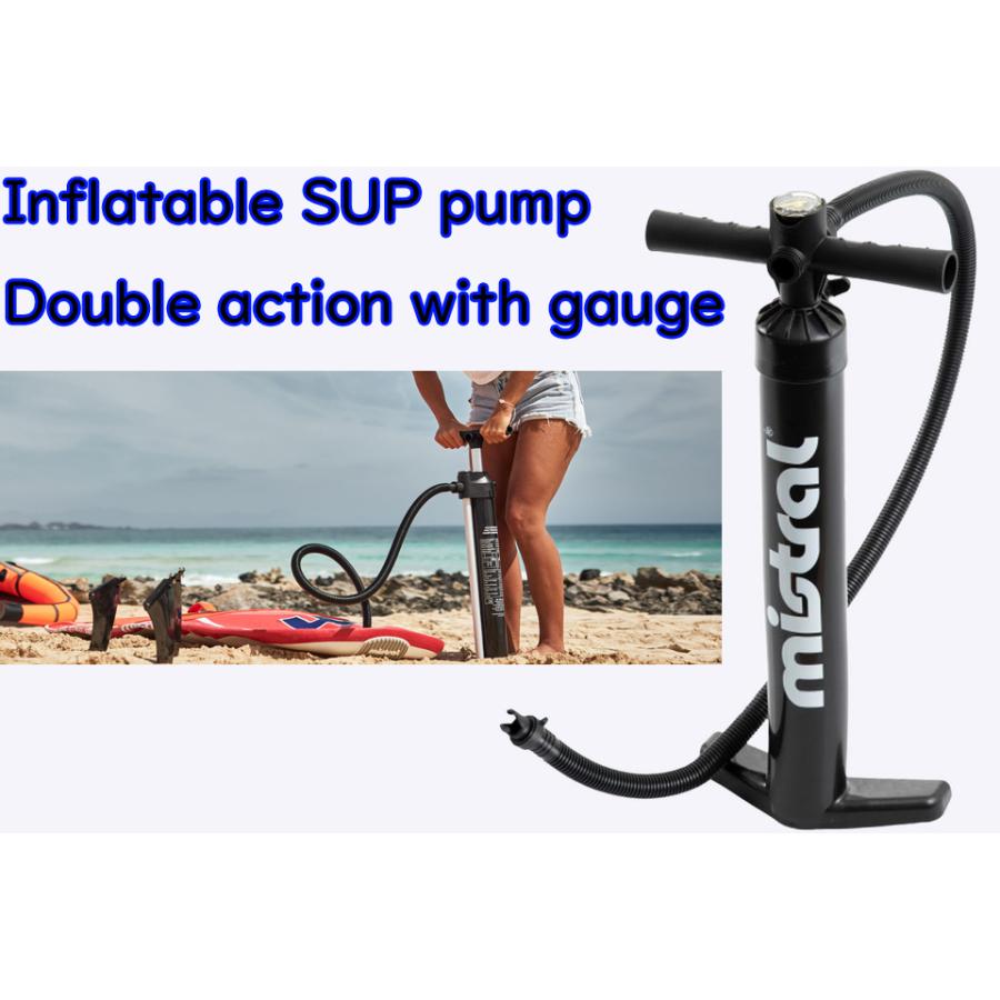 MISTRAL ミストラル Double Action hand Pump ゲージ付き 5PSI ダブル
