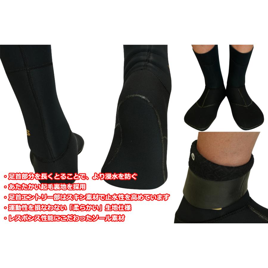 TLS TLS JP-FIT 5mm SURFBOOTS 日本製サーフブーツ サーフィン ソフト