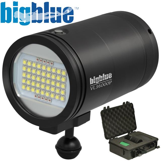 BIGBLUE ビッグブルー 水中ライト LED VL36000P 大光量 ダイビング ライト ストロボ ワイド 動画 スポット リチウム