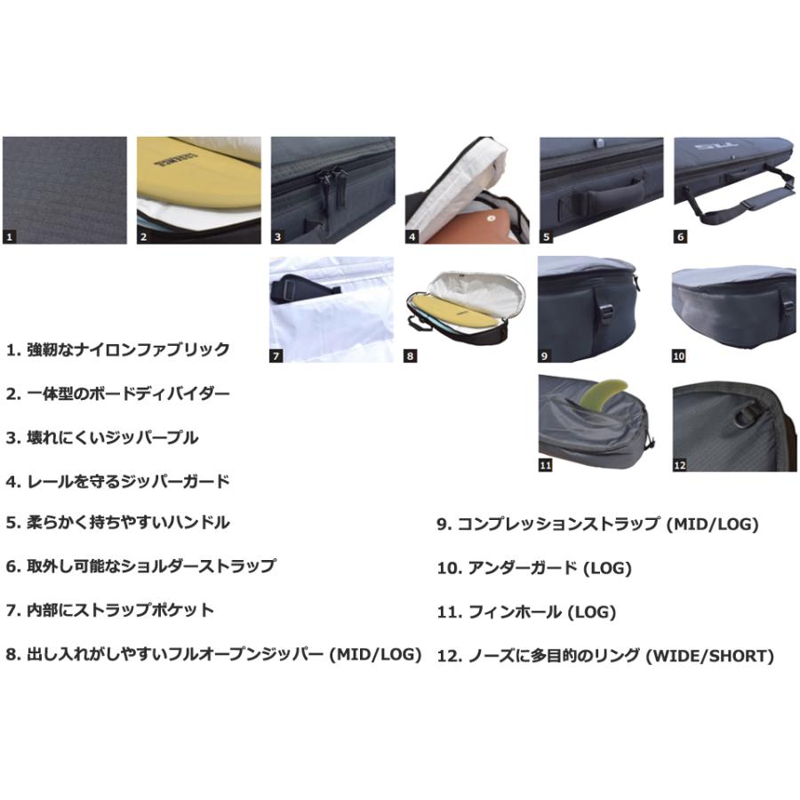 TLS TLS 2 in ONE HARDCASE 9.6ft LONG ハードケース ボードケース