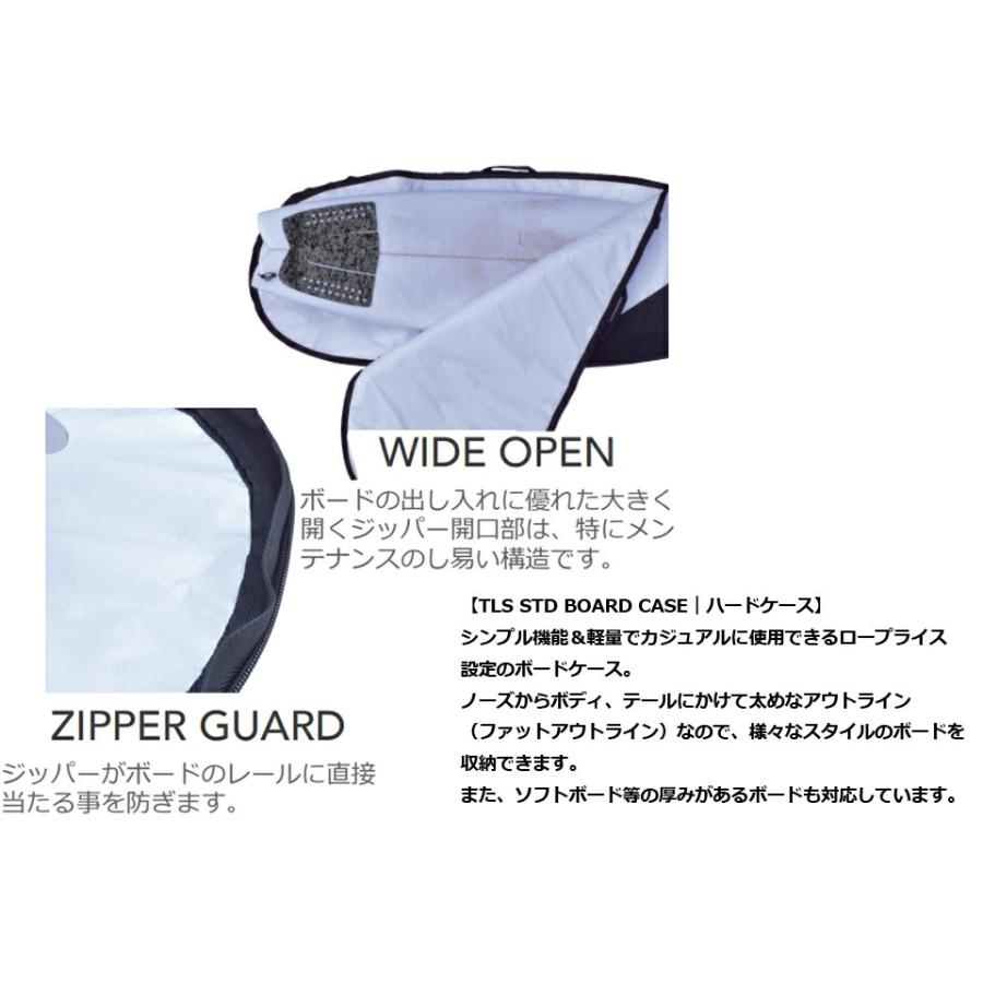 TLS STD BOARD CASE 9.2ft ハードケース 9.2 サーフボードケース TOOLS ボードケース 9.2LONG サーフィン サーフボード 9.2FT サーフィントリップ 車載 収納 | TLS | 02
