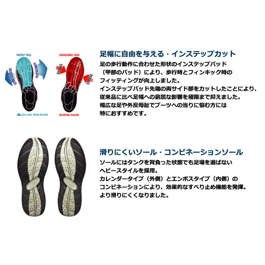 apollo アポロ バイオプロダイブブーツ bio pro dive boots ダイビング 