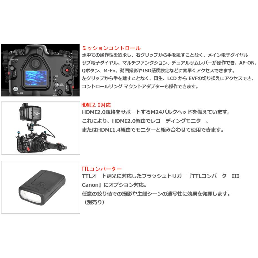 Nauticam（ノーティカム） NA R5II ハウジング #10563 Canon EOS R5 