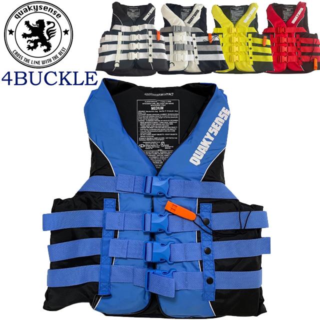quakysense WILLOW 2nd STORY 4BUCKLE LIFE VEST ライフジャケット