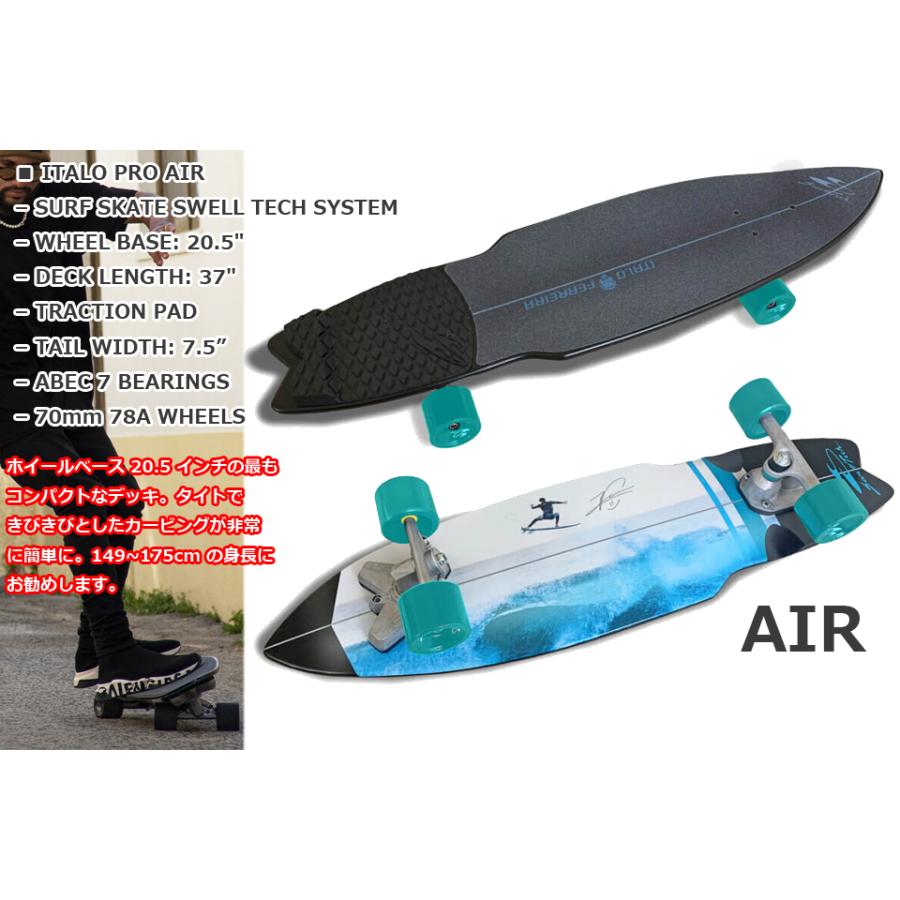 SWELLTECH スウェルテック スケートボード サーフスケート コンプリート SURF SKATE ITALO PRO 37インチ スケボー  サーフィン SK8