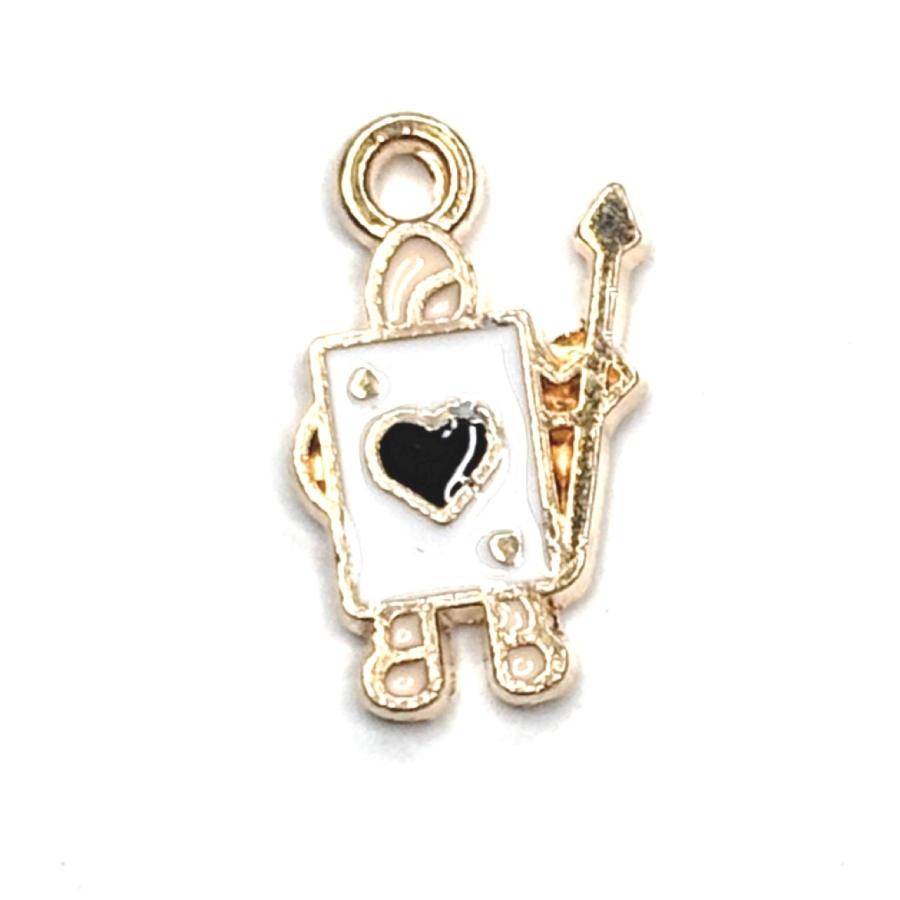 アリスチャーム アリス系デザイン集めました 合金チャーム 同柄4個入り