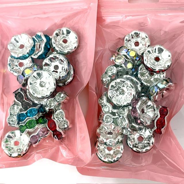 特大ストーン波ロンデルmix70g およそ18個前後 : raimuDIY - 通販 