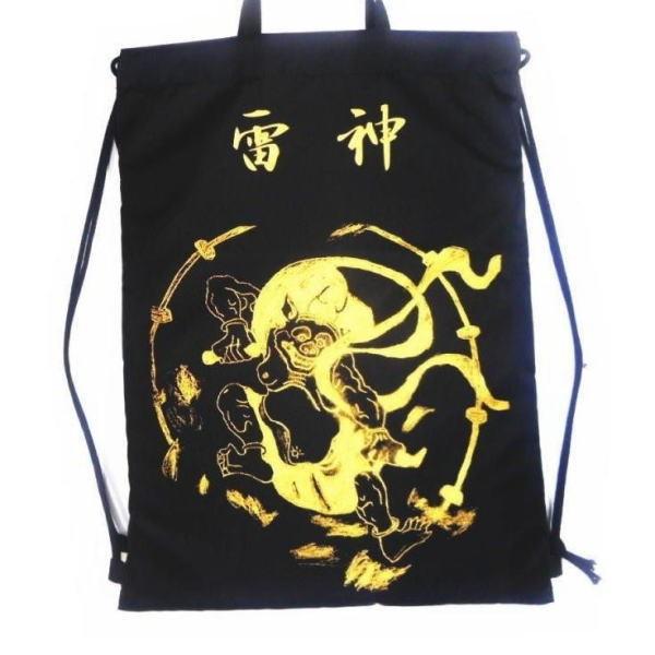 セール中40 オフ ナップサック 日本製 おしゃれ スポーツ ナイロン 雷神 オリジナルバック 黒 オリジナルプリント加工も受注しています Raijn Kuro 天然石 パワーストーン Veryjam 通販 Yahoo ショッピング