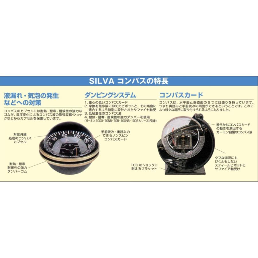 70P コンパス SILVA シルバ Q3R-NOL-G00-008 航海計器｜verysmarine｜02