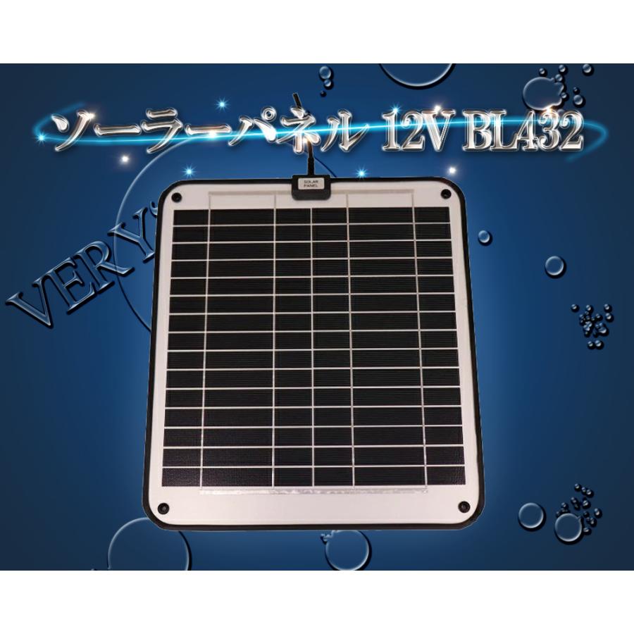 BL432 ソーラーパネル 12V KIS 太陽光発電 ボート キャンピングカー