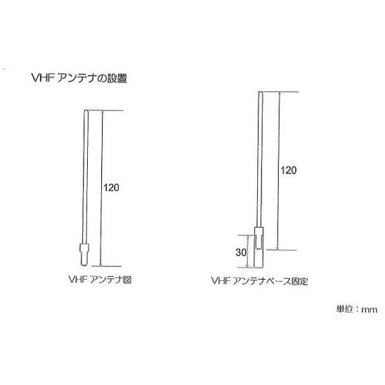 GH-156 VHFアンテナ = AISアンテナ KODEN 光電 : ベリーズ GH-156 VHFアンテナ = AISアンテナ KODEN 光電 : ベリーズ