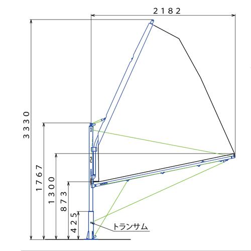 YAMAHA（ヤマハ） ローマストスパンカー 【YFR-24用】 Y`S GEAR 