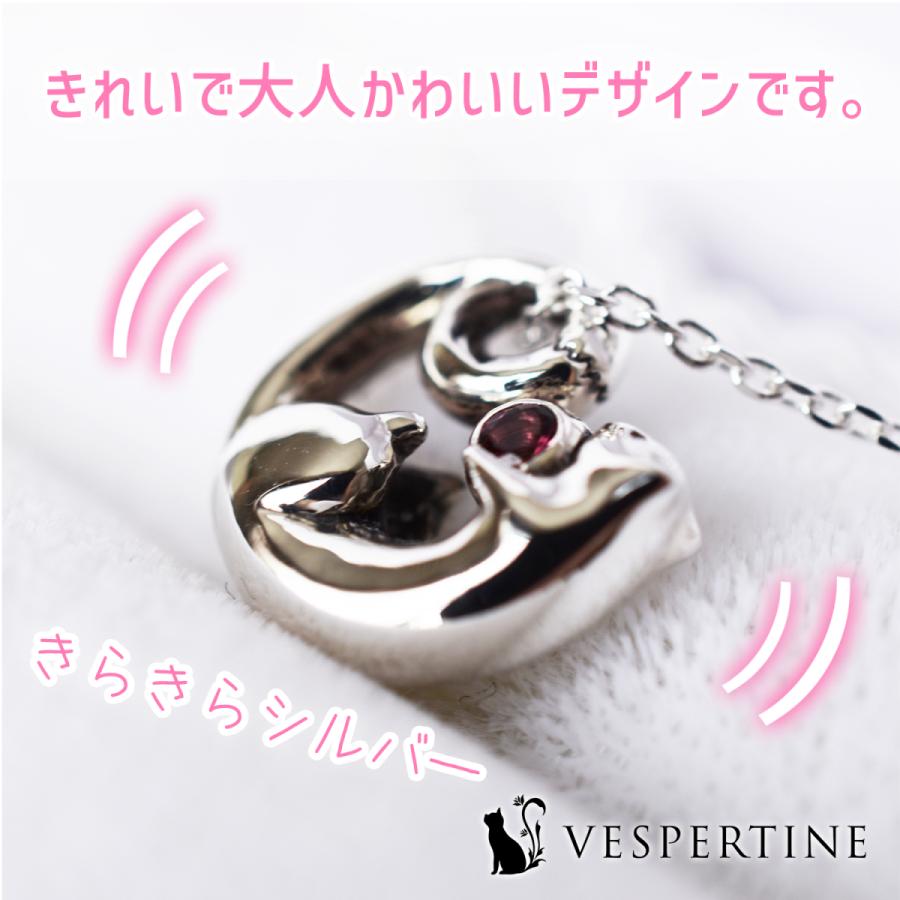 オコジョ ネックレス クリスマスプレゼント フェレット イタチ アクセサリー 誕生日 シルバー ペンダント レディース_5