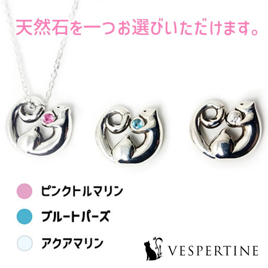 オコジョ ネックレス クリスマスプレゼント フェレット イタチ アクセサリー 誕生日 シルバー ペンダント レディース_7