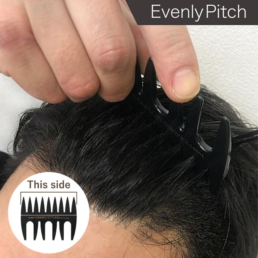 ヘアブラシ コーム メッシュコーム メンズ ヘアセット バーバー