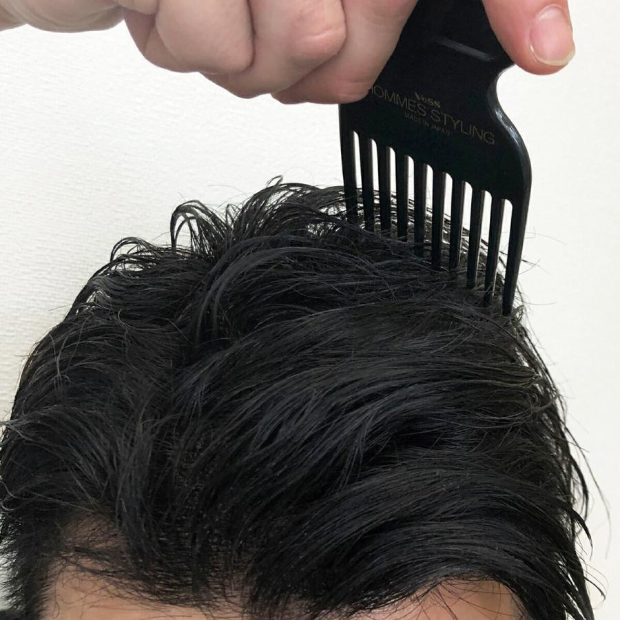 ヘアブラシ コーム パーマ スタイリングコーム メンズ ヘアセット