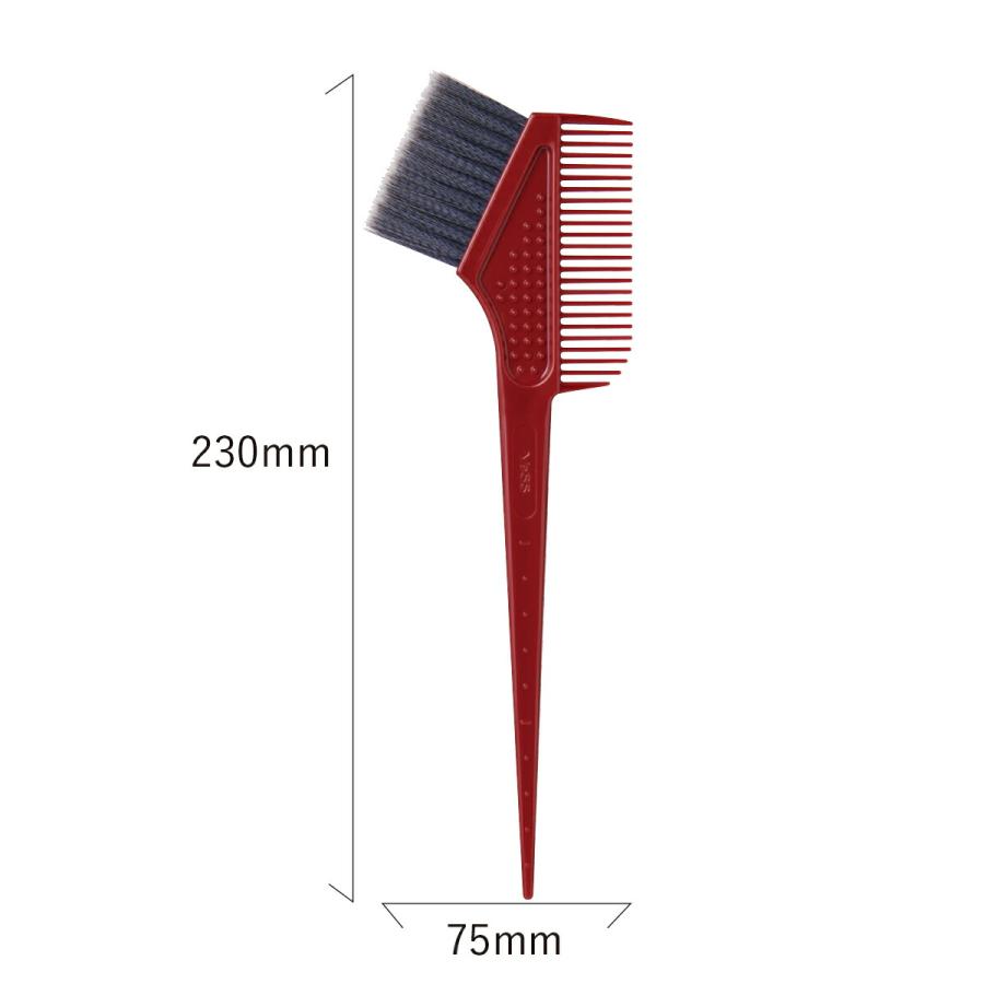 コーム 毛染め用 ヘアブラシ ヘアダイブラシ 包装アウトレット 先細