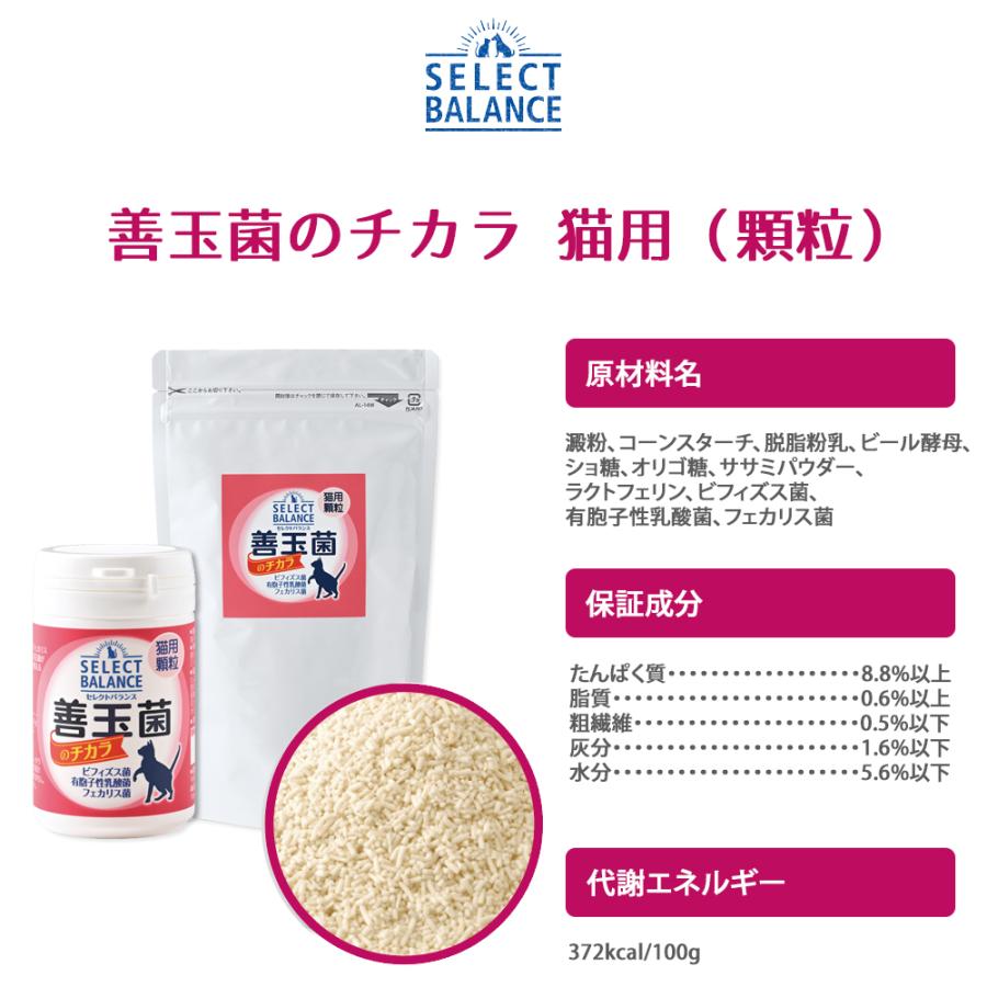 SELECT BALANCE ペット 乳酸菌 セレクトバランス 善玉菌のチカラ 猫用 