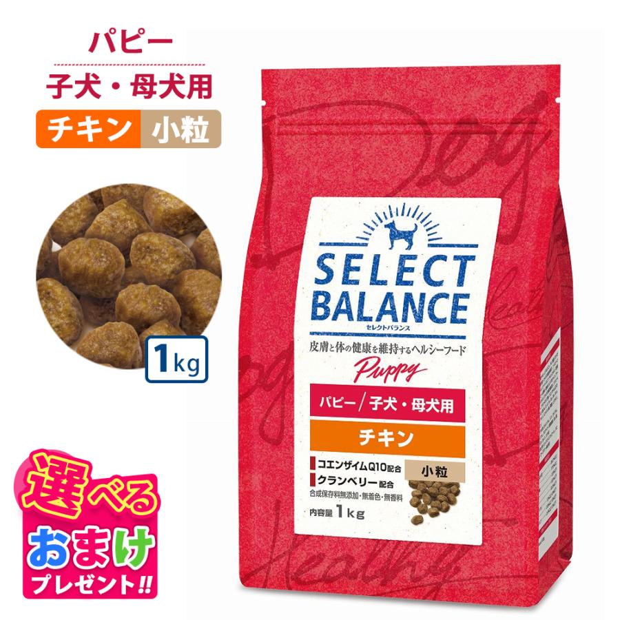 SELECT BALANCE セレクトバランス パピー チキン 小粒 1kg 子犬 母犬用