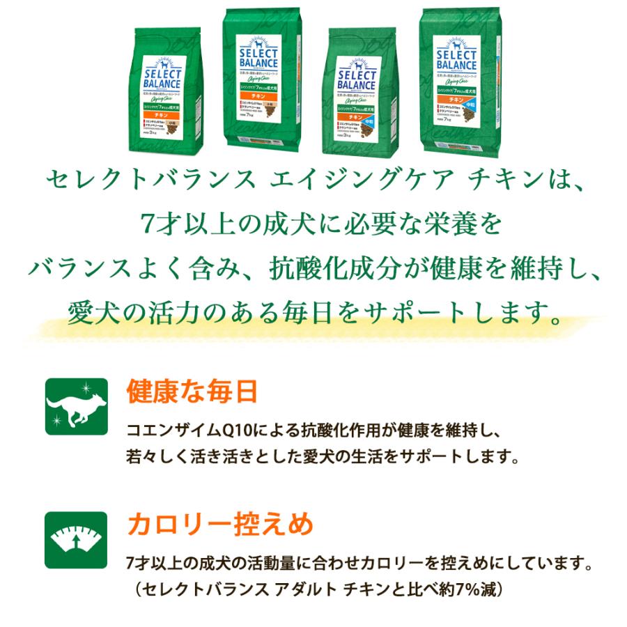SELECT BALANCE セレクトバランス エイジングケア チキン 小粒 7kg 7