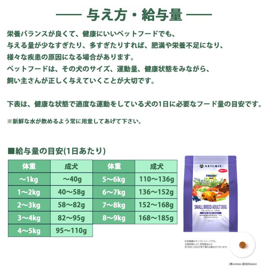 ARTEMIS おまけ付き アーテミス フレッシュミックス スモールブリード