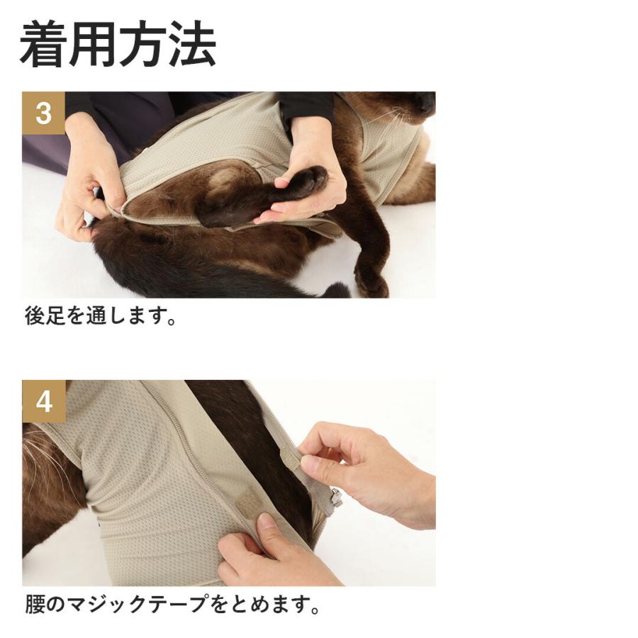 Vet's Labo（ベッツラボ） 猫用 ベッツウェア グレージュ L Vet's Labo