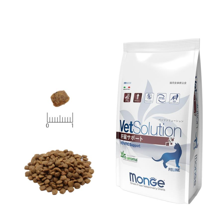 VetSolution 猫用 肝臓サポート 2kg Monge 療法食 肝臓病 疾患 Vet