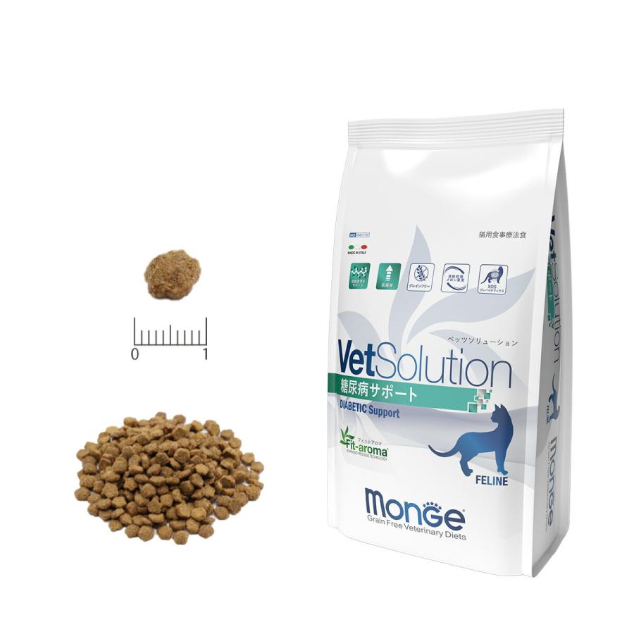 VetSolution 猫用 糖尿病サポート 2kg Monge 療法食 糖尿病 疾患 Vet