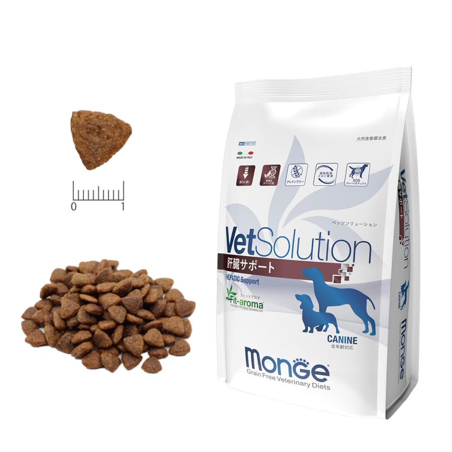 VetSolution 犬用 肝臓サポート 3kg Monge 療法食 肝疾患 CANINE