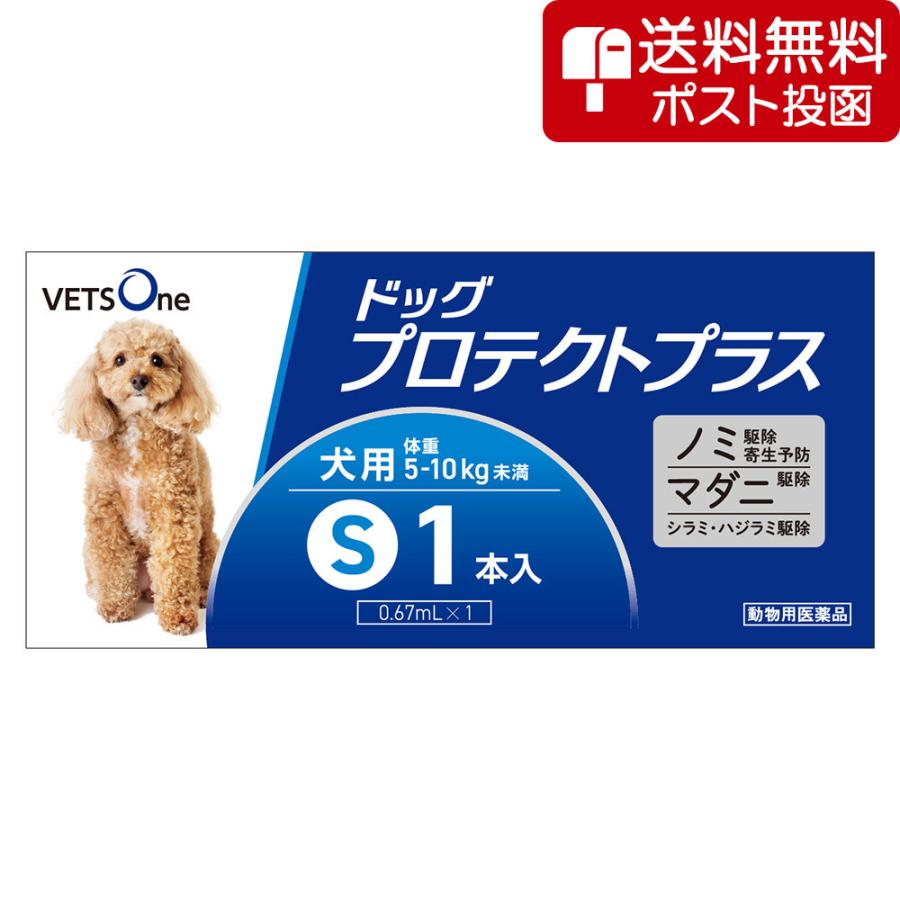 【ネコポス(同梱不可)】ベッツワン ドッグプロテクトプラス 犬用 S 5kg〜10kg未満 1本 (動物用医薬品)（Yahoo!・ベッツワン公式ストア ヤフー店）