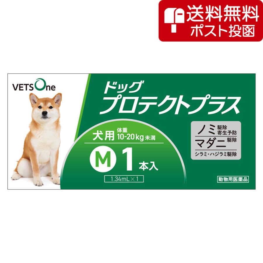 【ネコポス(同梱不可)】ベッツワン ドッグプロテクトプラス 犬用 M 10kg〜20kg未満 1本 (動物用医薬品)（Yahoo!・ベッツワン公式ストア ヤフー店）
