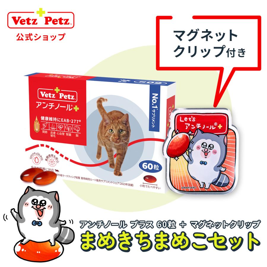 アンチノール プラス 猫用 60粒 1箱 Vetz Petz（ベッツペッツ） 【公式】アンチノール プラス 猫用 60粒
